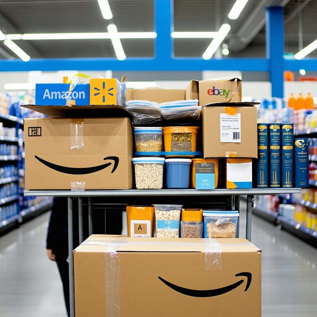 showing companie slike Amazon and ebay walmart more in US
