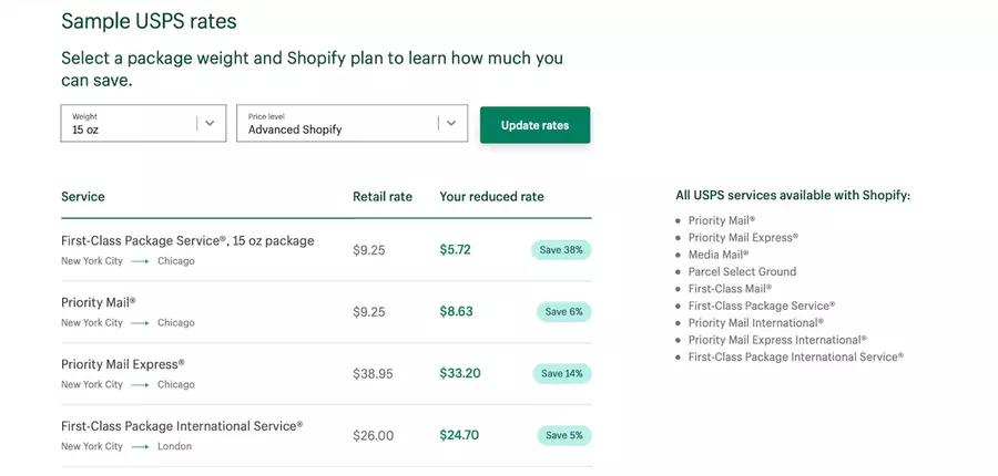 shopify-ups-rates