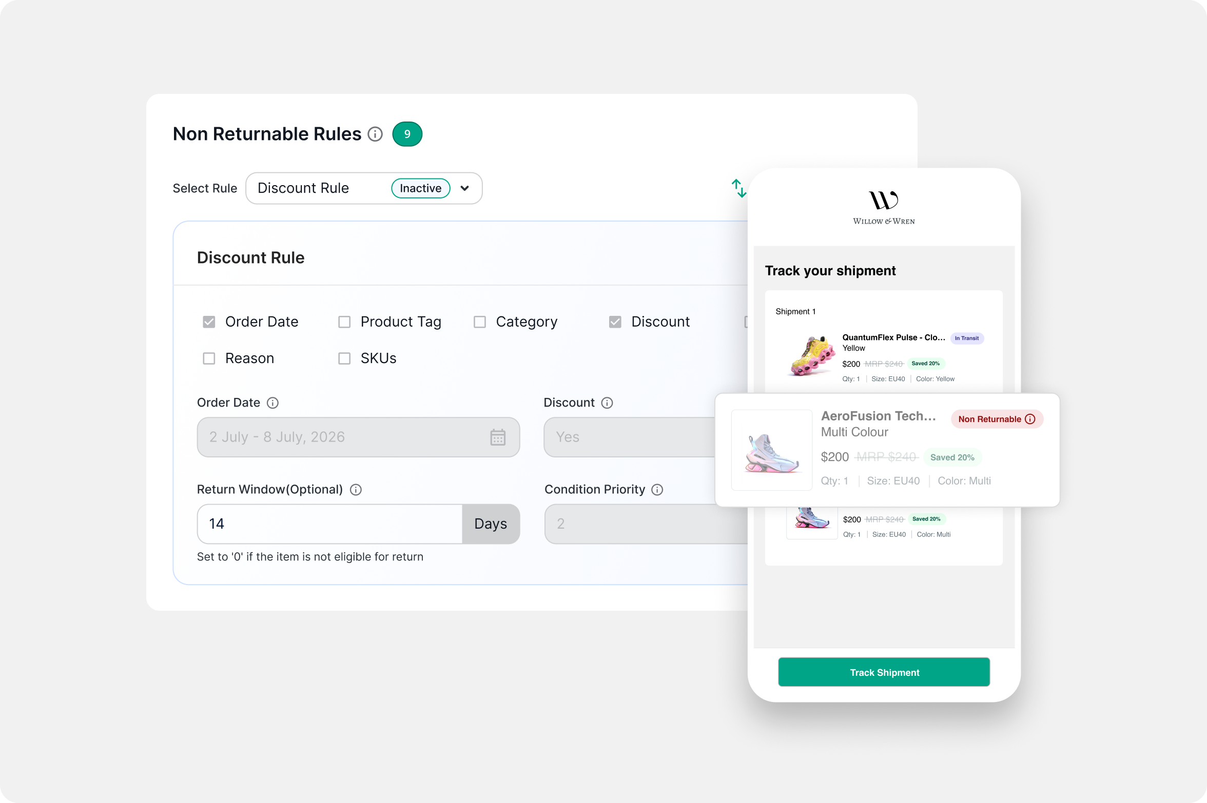 Customize returns workflows - Banner - Desktop